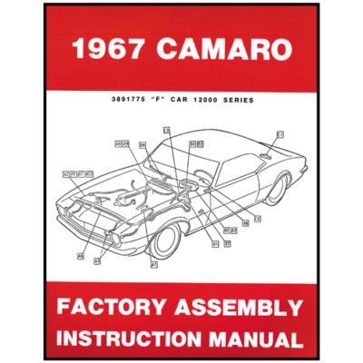 1967 Chevrolet Camaro Factory Assembly Instruction Manual