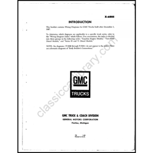 Complete 1968 GMC Truck Wiring Diagram Manual – Classic Car Library